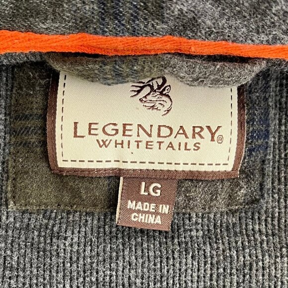 Legendary Whitetails Men's Plaid Button Up Jacket - Picture 6 of 7